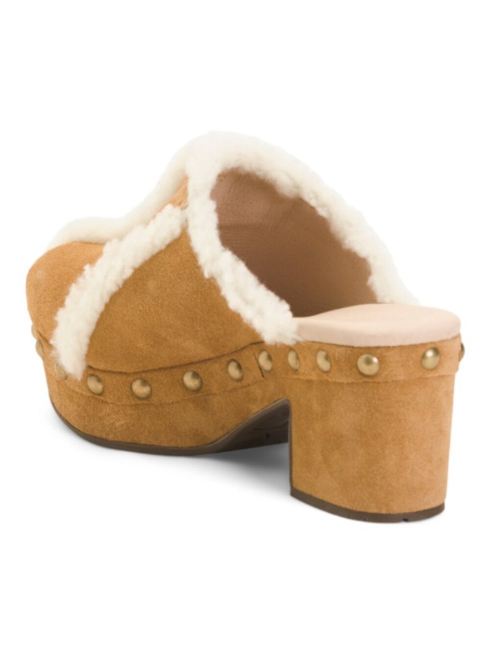 New CHOCOLAT BLU Made In Brazil Suede Greer Heeled Mules 6M3 268